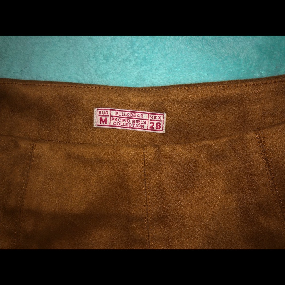 Suede Mini Skirt